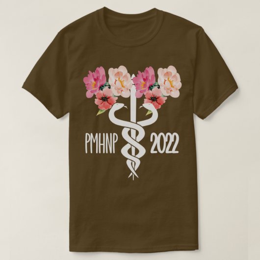 精神科精神保健精神ナースPMHNP 2022 Tシャツ (デザイン正面)