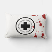 精神科精神病院の血液飛散器 ランバークッション (正面)