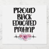 精神科精神衛生ナース開業医PMHNP スパークリングワインラベル (シングルラベル)