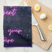 精神能力：私はあなたの過去、現在、未来を知っている キッチンタオル (四つ折り)