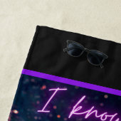 精神能力：私はあなたの過去、現在、未来を知っている ビーチタオル (インサイチュ)