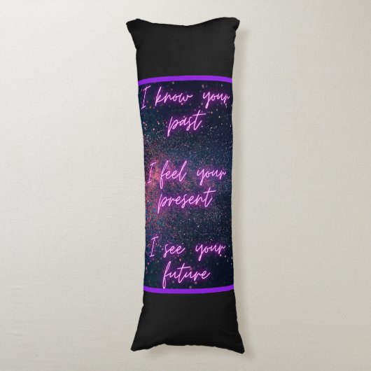 精神能力：私はあなたの過去、現在、未来を知っている ボディピロー (正面縦)