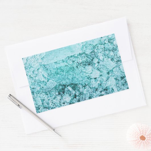 精神融合 長方形シール (封筒)