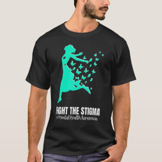 精神衛生に関する偏見と闘おう月間グ Tシャツ
