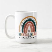 精神衛生に関する問題 コーヒーマグカップ (左)