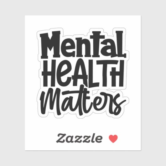 精神衛生に関する問題 シール (シート)