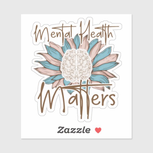 精神衛生に関する問題 シール (シート)