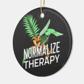 精神衛生に関する問題 セラミックオーナメント (左)