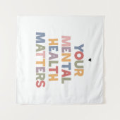 精神衛生に関する問題 タペストリー (正面(横))