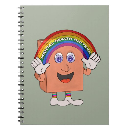 精神衛生に関する問題 ノートブック (正面)