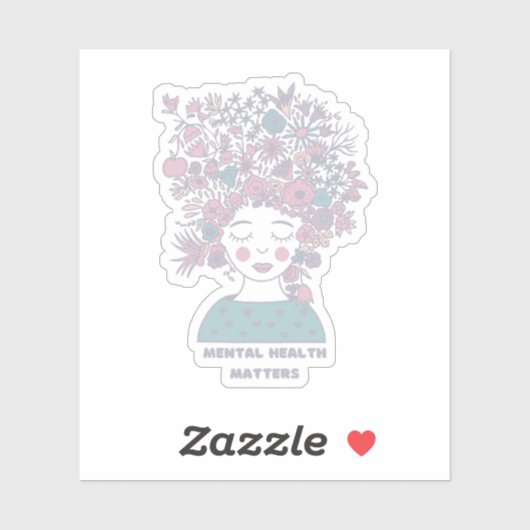 精神衛生に関する問題 |フローラグレイフランスのー シール (シート)