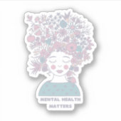 精神衛生に関する問題 |フローラグレイフランスのー シール (正面)