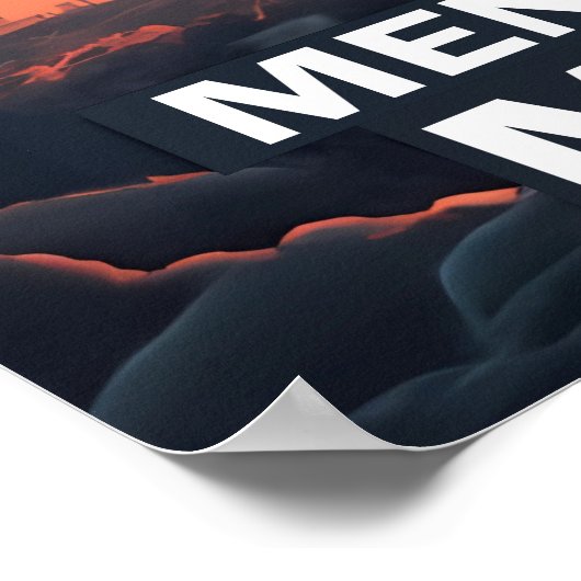 精神衛生に関する問題 ポスター (角)