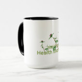 精神衛生に関する問題 マグカップ (正面左)