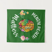 精神衛生に関する問題 |メンタルヘルス認識度 タペストリー (正面(横))