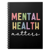 精神衛生に関する問題 |メンタルヘルス認識度 ノートブック (正面)