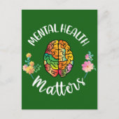 精神衛生に関する問題 |メンタルヘルス認識度 ポストカード (正面)