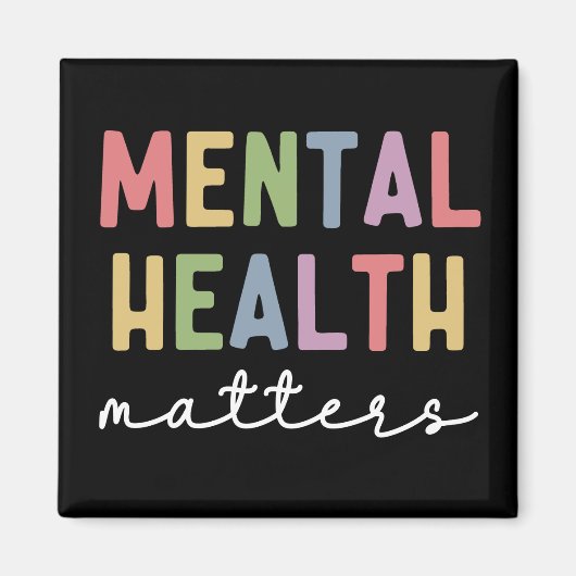 精神衛生に関する問題 |メンタルヘルス認識度 マグネット (正面)