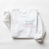 精神衛生に関する問題 |レトロ引用文グフランスのレイ スウェットシャツ