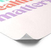 精神衛生に関する問題 |レトロ引用文ピーチキャンディ ポスター (角)