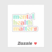 精神衛生に関する問題 |レトロ引用文ミックスピーチ シール (シート)