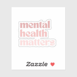 精神衛生に関する問題 |レトロ引用文ローザクラロ シール