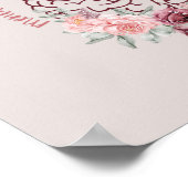 精神衛生に関する問題 |ローザマインドサイド |美的 ポスター (角)