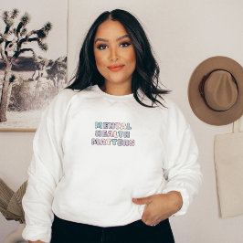 精神衛生に関する問題 |引用文コニフランスのグレイ スウェットシャツ