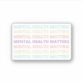 精神衛生に関する問題 |引用文サンVIIピーチキャンディ シール (正面)