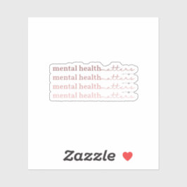 精神衛生に関する問題 |引用文IV Rosa Claro シール