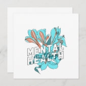 精神衛生に関する問題 招待状 (正面/裏面)