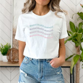 精神衛生に関する問題 |波形レトログフランスのレイ Tシャツ