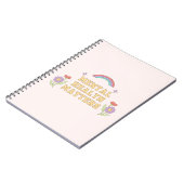 精神衛生に関する問題 | Groovy Rainbow Peach Candy ノートブック (左側)