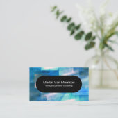 精神衛生のカウンセラーのモダンなデザイン 名刺 (スタンド正面)