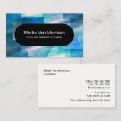 精神衛生のカウンセラーのモダンなデザイン 名刺 (正面/裏面)