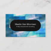 精神衛生のカウンセラーのモダンなデザイン 名刺 (正面)