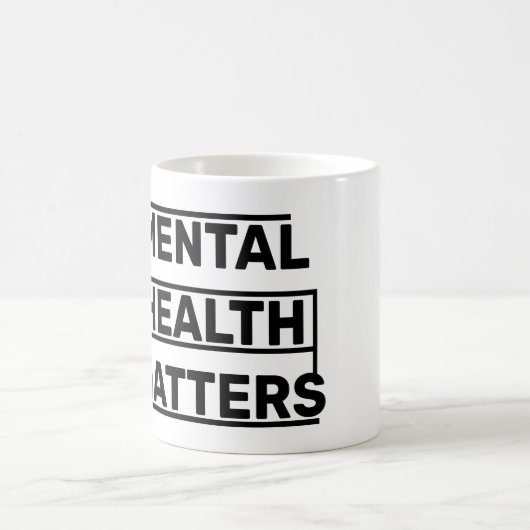 精神衛生の問題 コーヒーマグカップ (中央)