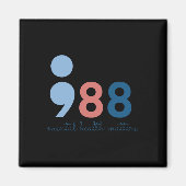 精神衛生の問題 マグネット (正面)