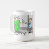 精神衛生の英雄- MaureenのFifer コーヒーマグカップ (正面左)