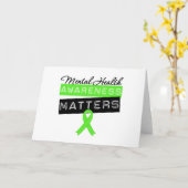 精神衛生の認識度の問題 カード (黄色い花)