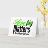 精神衛生の認識度の希望の問題 カード (黄色い花)