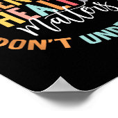 精神衛生の認識度 ポスター (角)