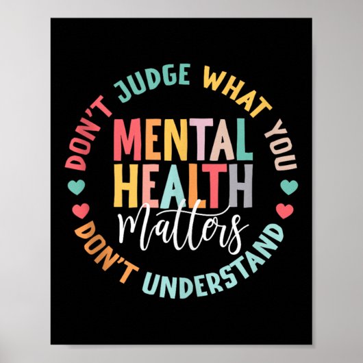 精神衛生の認識度 ポスター (正面)