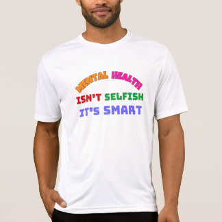 精神衛生は利己的ではない頭が切れる Tシャツ
