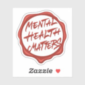 精神衛生は重要である シール (シート)