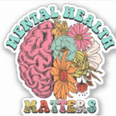 精神衛生は重要である シール (正面)