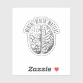 精神衛生は重要である シール (シート)