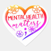 精神衛生は重要である ハートシール (正面)