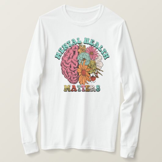 精神衛生は重要である Tシャツ (デザイン正面)