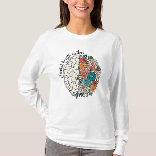 精神衛生は重要である Tシャツ (正面)